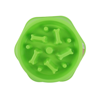 Active Canis Slow Feed Hundskål Limegrön